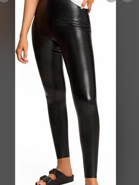 Commando Black Faux Leather Leggings